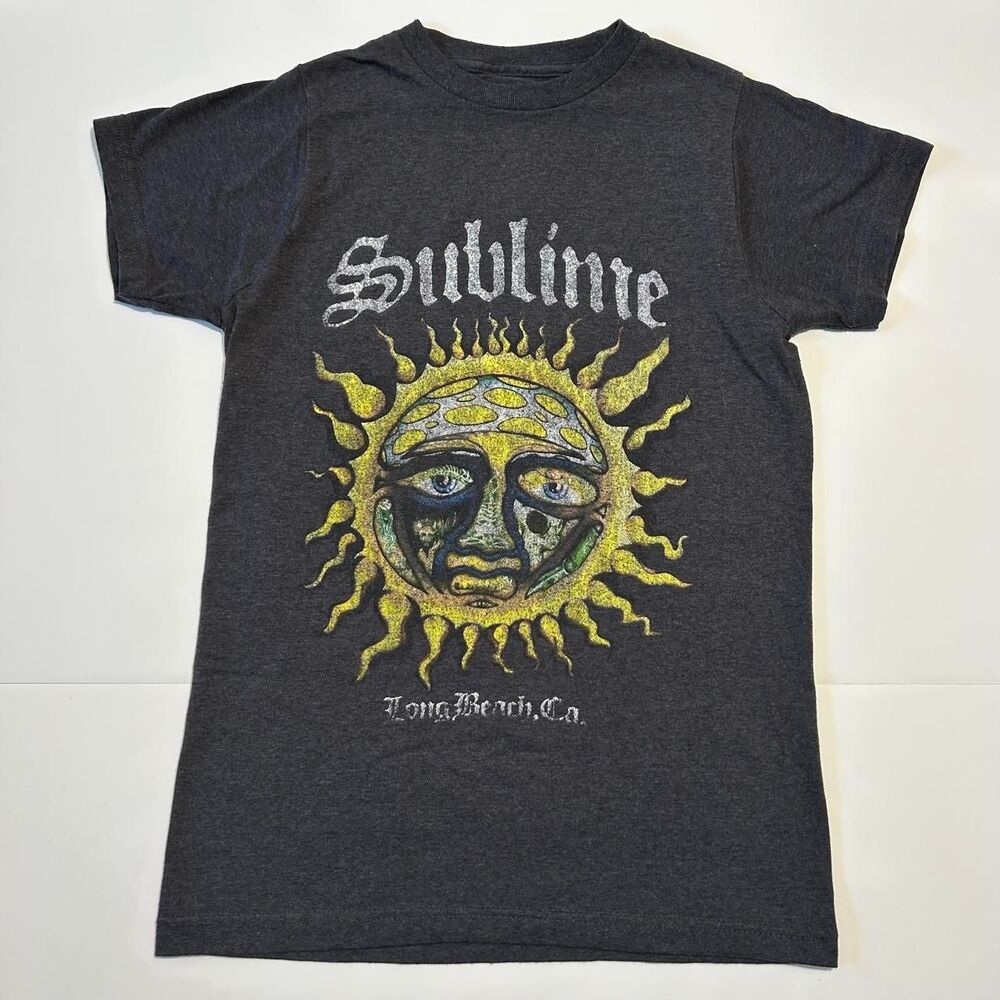 Sublime Women's Grey and Black T-shirt